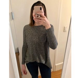 Lou & Grey Size M Gray Oversized Sweater